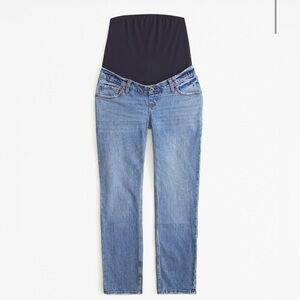 A&F maternity straight jeans